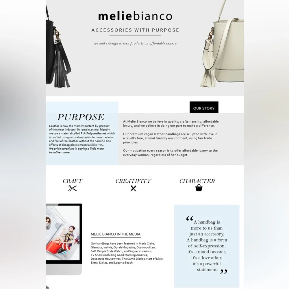 New Melie Bianco black vegan leather round bag w/adjustable strap. - Picture 9 of 10